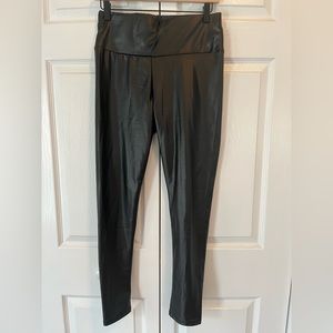 Shein faux, leather leggings size med